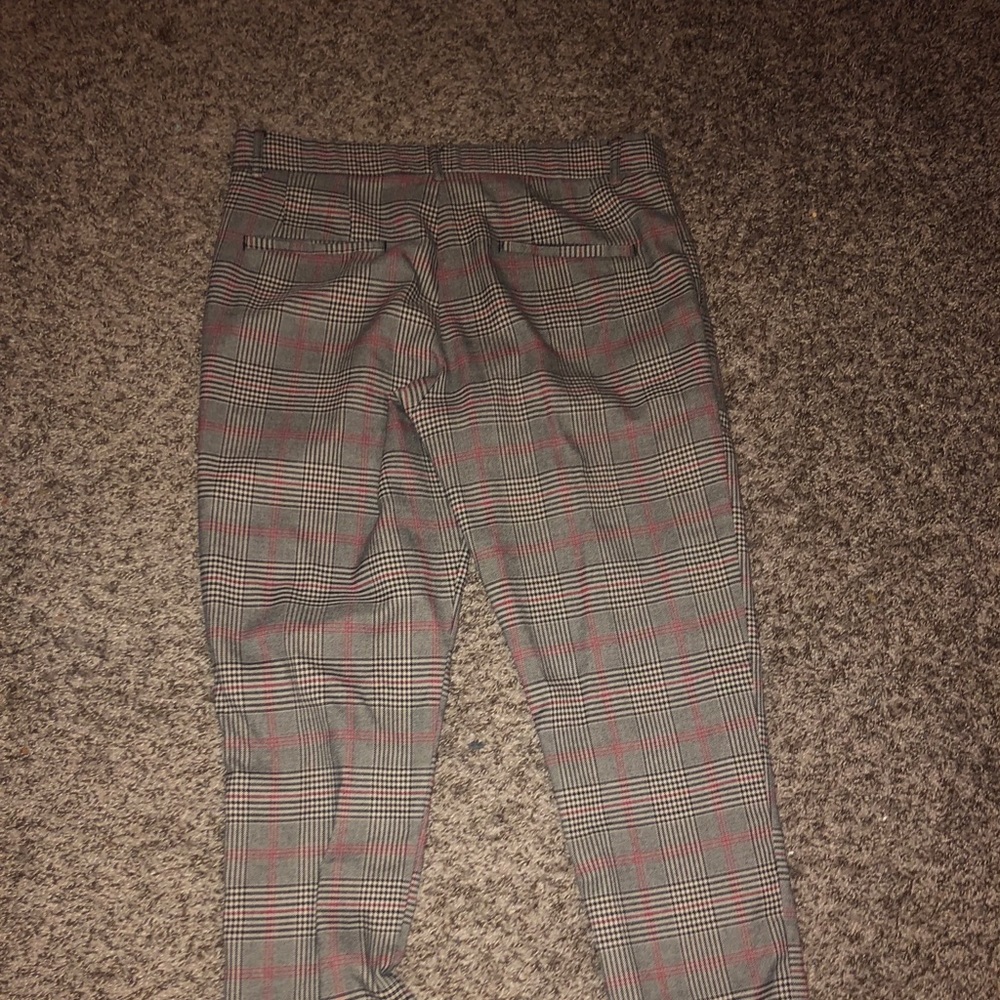 Plaid dress pants